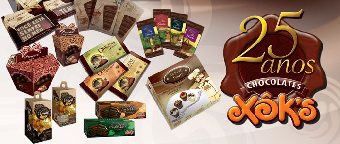 A Xôk´s aproveitou a festa dos 25 anos para lançar sua nova linha de chocolates com ervas aromáticas