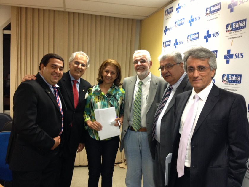 Da esquerda para a direita - Demir Barbosa, Humberto Santa Cruz, Regina Figueiredo, Jorge Solla, Antônio Henrique e Paê