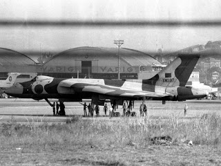 O bombardeiro Vulcan que poderia ter realizado um massacre na Argentina, detido no Galeão pelas autoridades brasileiras