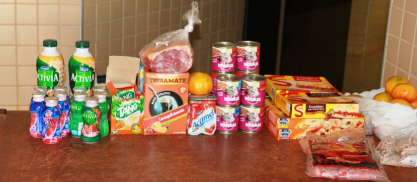 as mercadorias furtadas