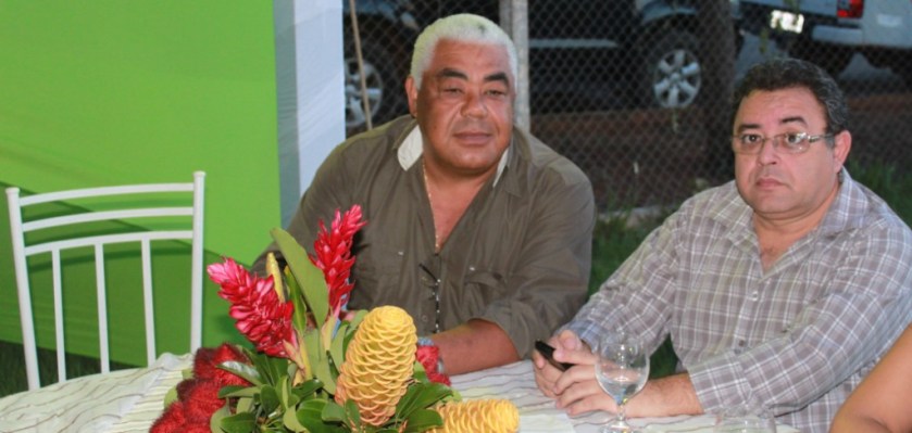 Getúlio Reis, diretor do Detran de Barreiras, e Ronimarkes Mota, supervisor de jornalismo da TV Oeste