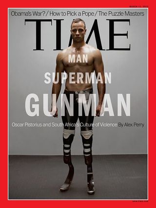 Oscar Pistorius capa Time