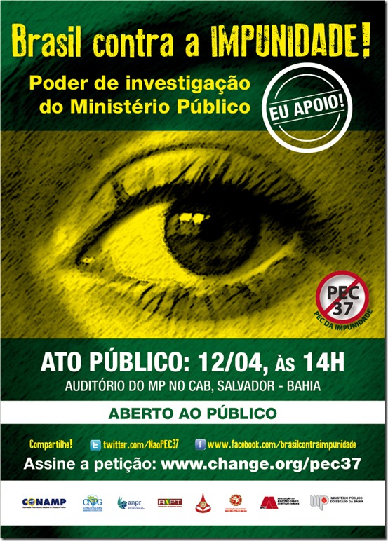 Ato Público - Contra a PEC da Impunidade