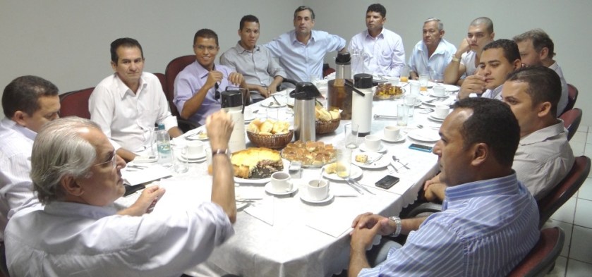 Vereadores levaram ao prefeito sugestões de ações para o município.Foto Leandro Abreu