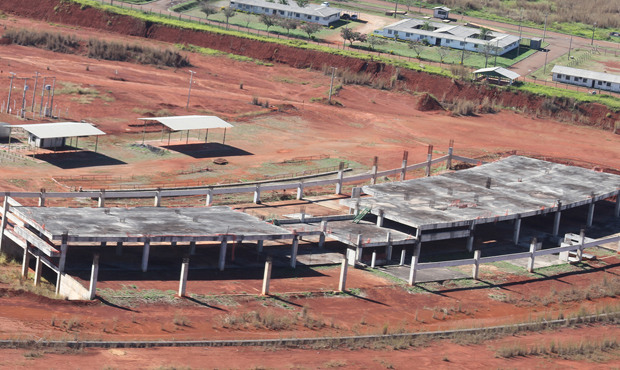 Santa Genoveva, o novo aeroporto de Goiânia: roubalheira impediu a construção, como sempre
