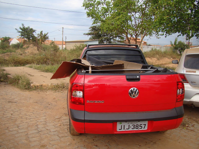 Carros apreendidos na perseguição estão em Barreiras