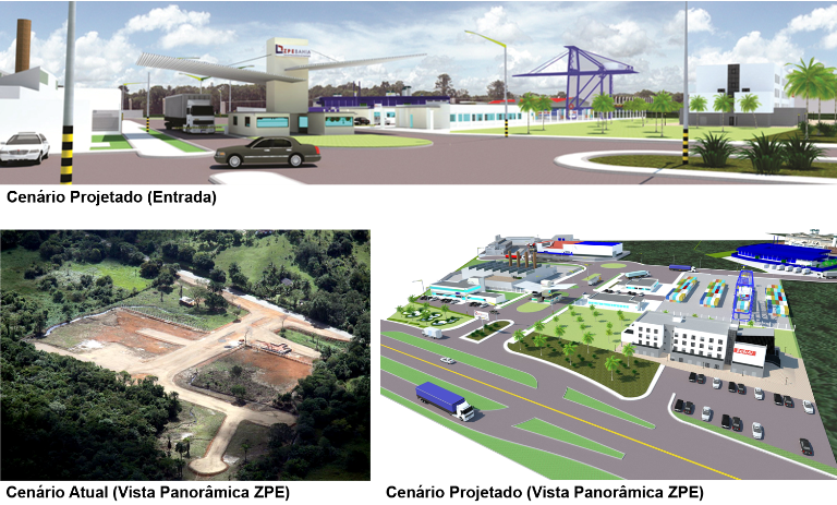 Detalhes do projeto e situação atual da área da ZPE