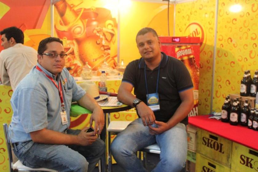 João Batista Sodré, supervisor de área da Distribuidora Andros e Cézar Calazans, gerente financeiro