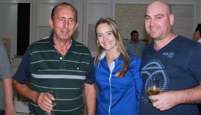 Aline Vogt recebeu os convidados