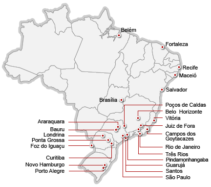 Cidades em conflito, segundo mapa do G1