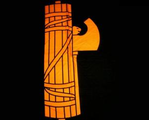 Il fascio, o machado de varas, simbolo do poder romano adotado pelos fascistas.