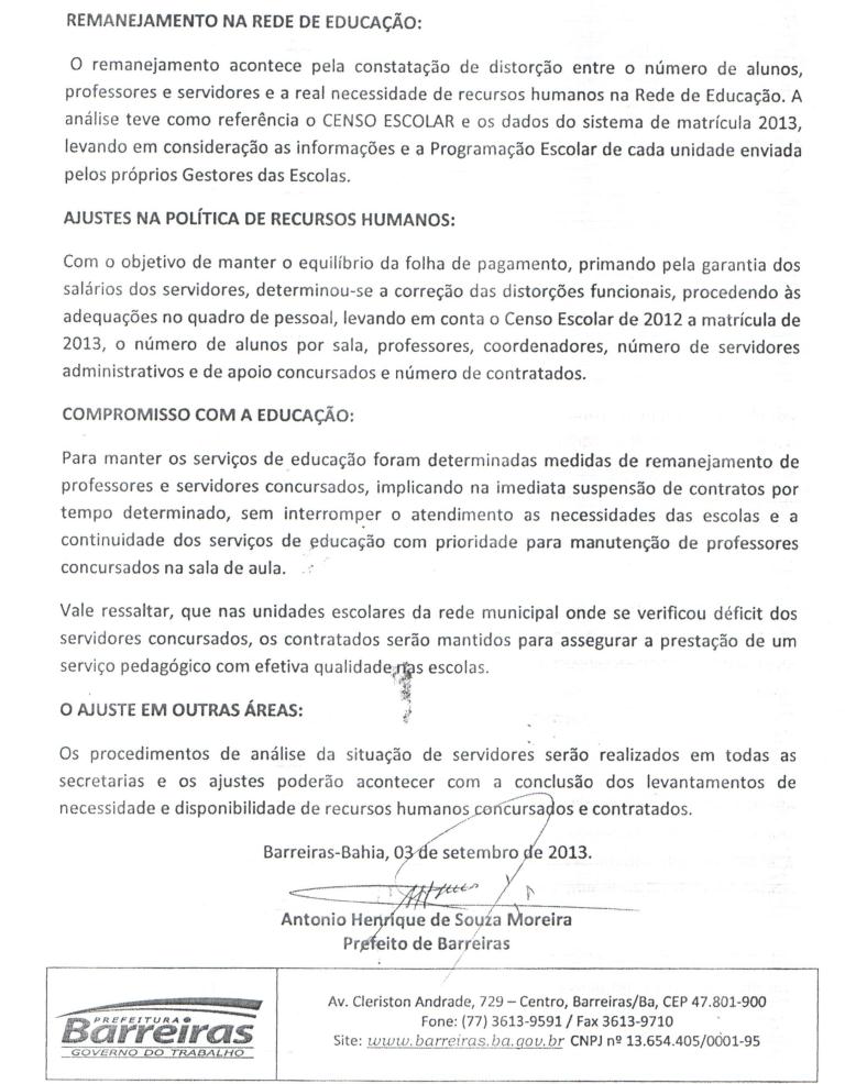 CARTA ABERTA- PARTE 2 EMAIL