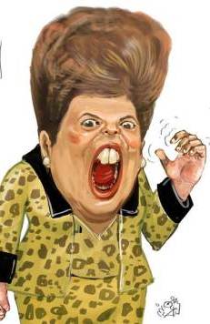 Dilma Brava por Aroeira