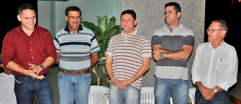 Pablo, Zito, Bira, Héder Cássio e Domingos Bispo