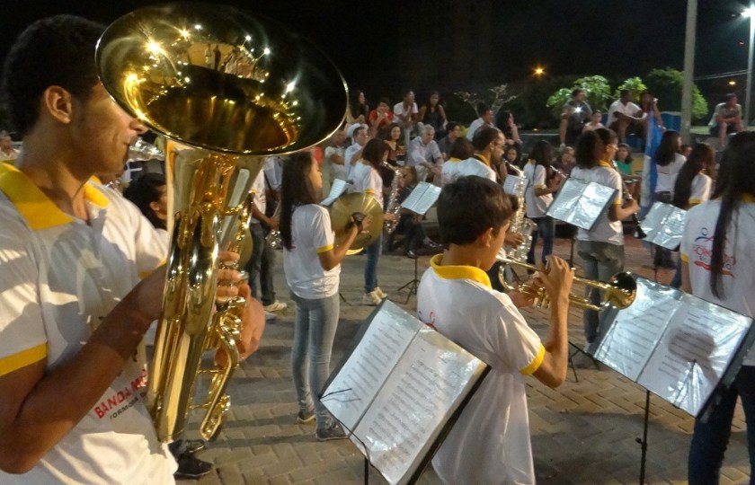 A Filarmônica de Formosa do Rio Preto abrilhanta o evento