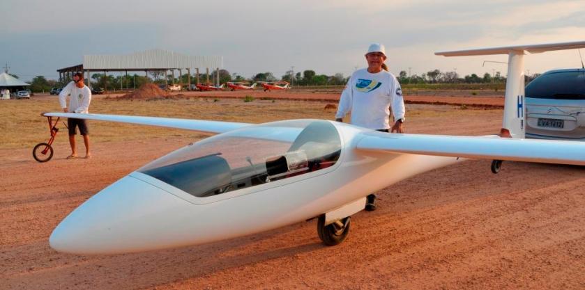 Celso Vilarinho, após o pouso