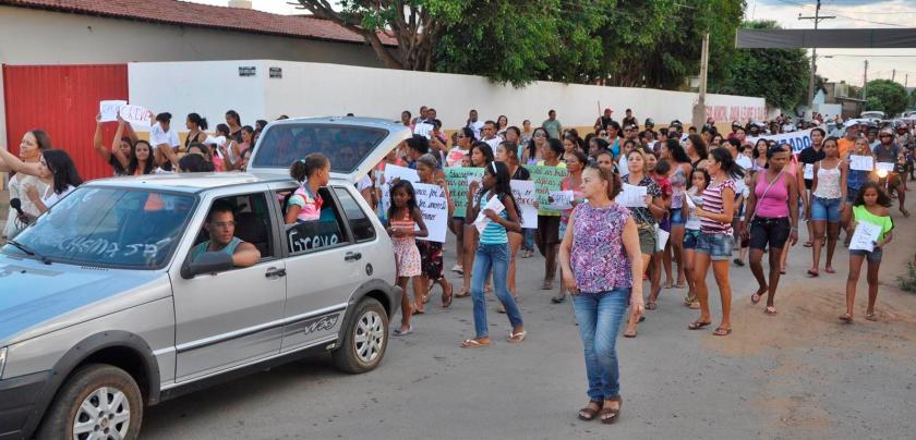 Comparecimento à caminhada não foi tão concorrido como das outras vezes