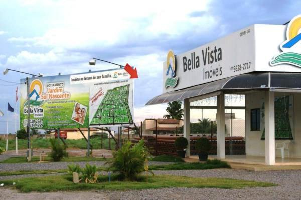 Jardim Sol Nascente: empreendimento Bella Vista com show room na avenida JK, em frente ao Hiper Mercado Santo Antônio