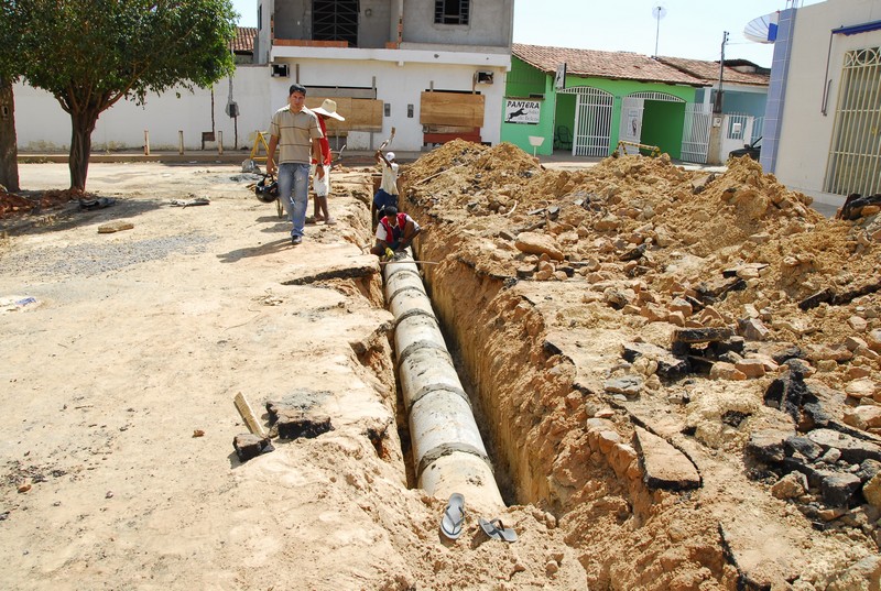 Foto do site SD Mania de obras realizadas na primeira etapa.