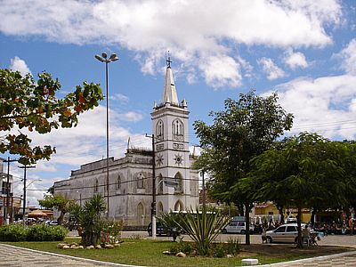 A praça central de Coração de Maria