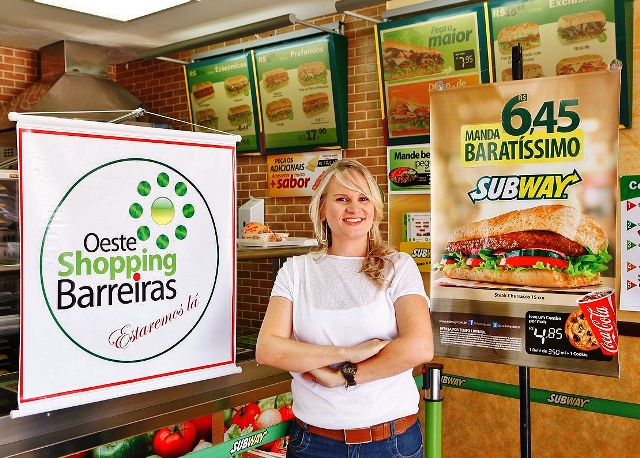 Marla, da franquia Subway, fecha parceria com o Oeste Shopping Barreiras1 (1)