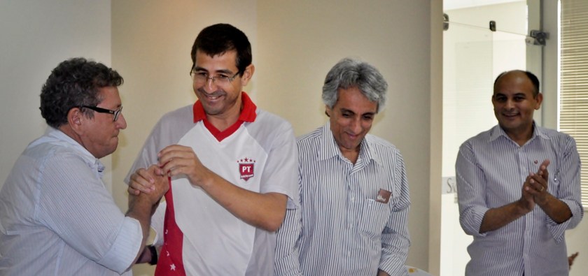 Luiz Caetano, Professor Valdeci, Paê Barbosa, vice-prefeito de Barreiras e Vandim, de Muquém do São Francisco.