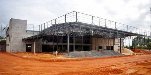 Obras da nova revenda Topvel em Barreiras.