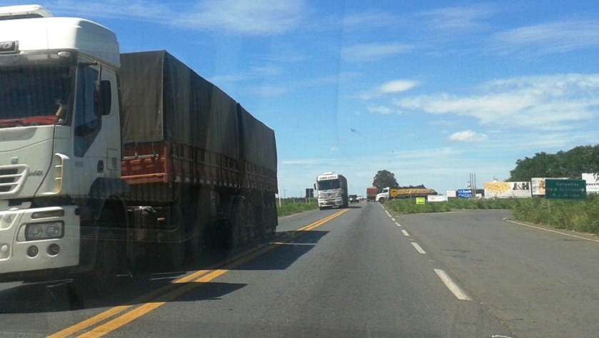 O trevo de Correntina, na BR 020, próximo ao local do acidente, em foto de arquivo de O Expresso.