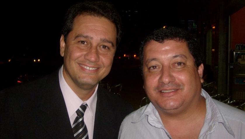 O delegado titular de Luís Eduardo Magalhães, Rivaldo Luz, e o delegado coordenador, José Resende.