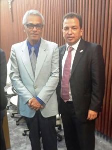 O Presidente e Rener, conselheiro da OAB