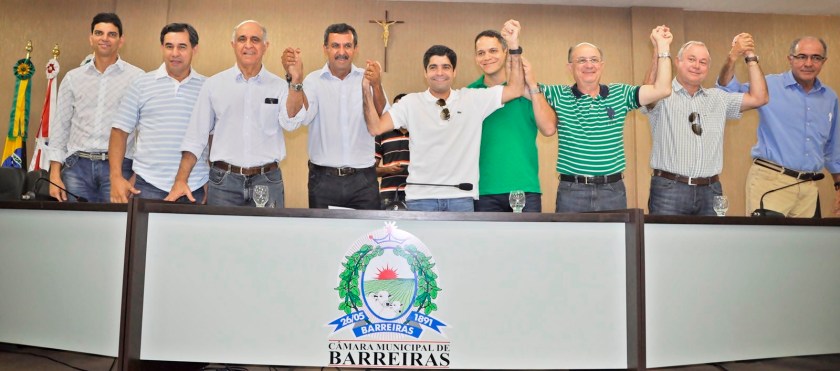 Barreiras, setembro de 2013: os próceres do DEM reúnem-se.