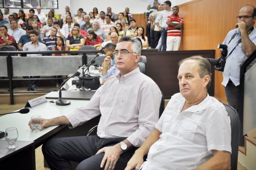 Luciano e Paulo Closs, do DEM de Luís Eduardo