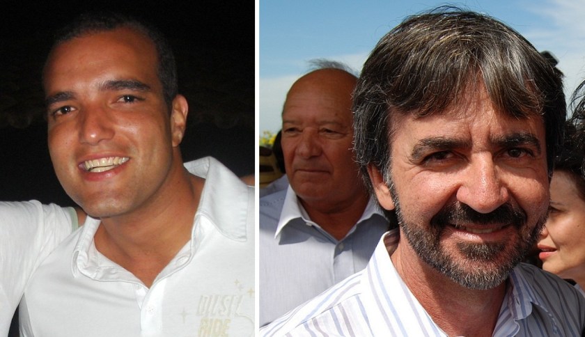 Caduda e Neo Afonso, de olho na tribuna da Câmara Federal.