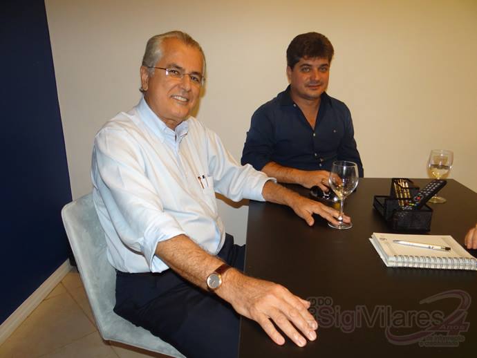 O Prefeito e o empresário Fábio Lauck prestigiaram o evento.