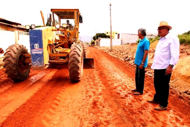 foto Antonio Henrique , pavimentação