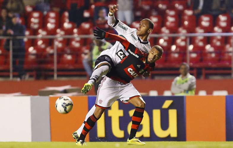 Flamengo: sofrendo para empatar com um time menor. Foto de Getty Images.