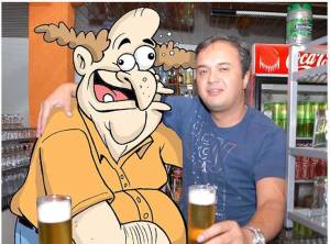 Da esquerda para a direita: criador e criatura.