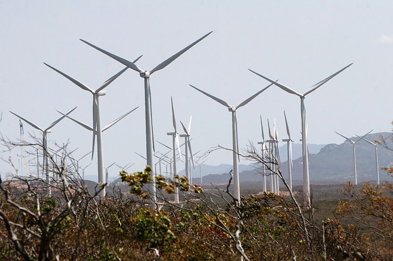 Parque Eólico de Brotas de Macaúbas Foto: Alberto Coutinho/Secom