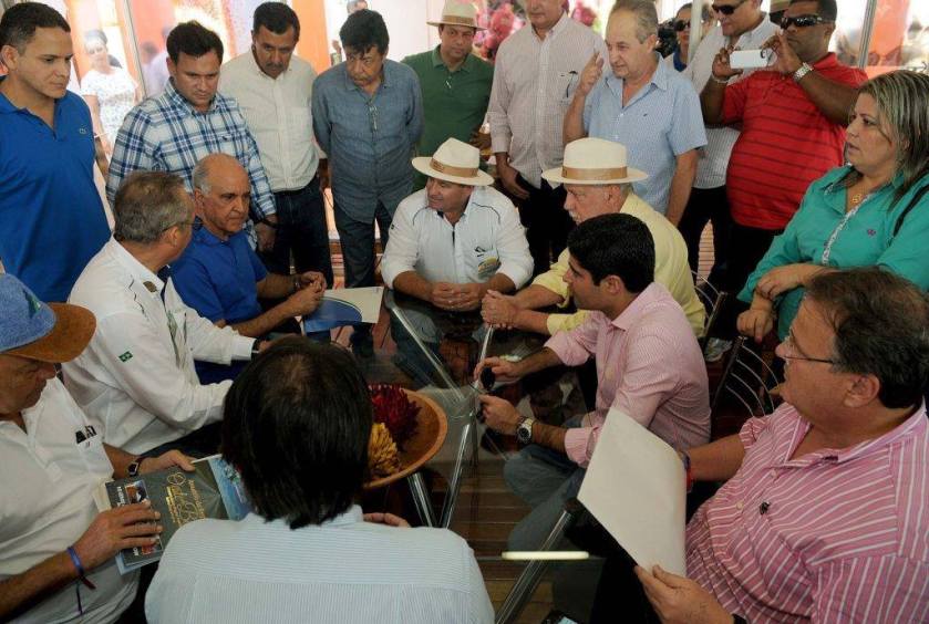 Com os dirigentes da AIBA