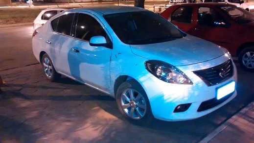 Nissan Versa roubado