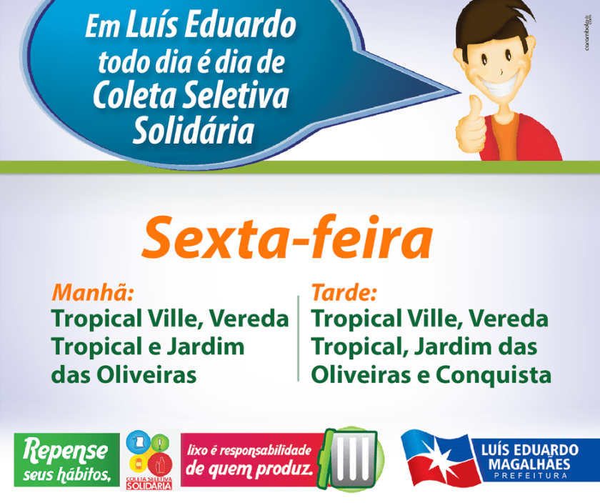 6 - SEXTA - HORÁRIO COLETA WEB