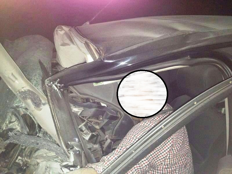 acidente desfigurado