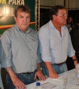Geddel com Jaime Capellesso na pré-campanha de 2012