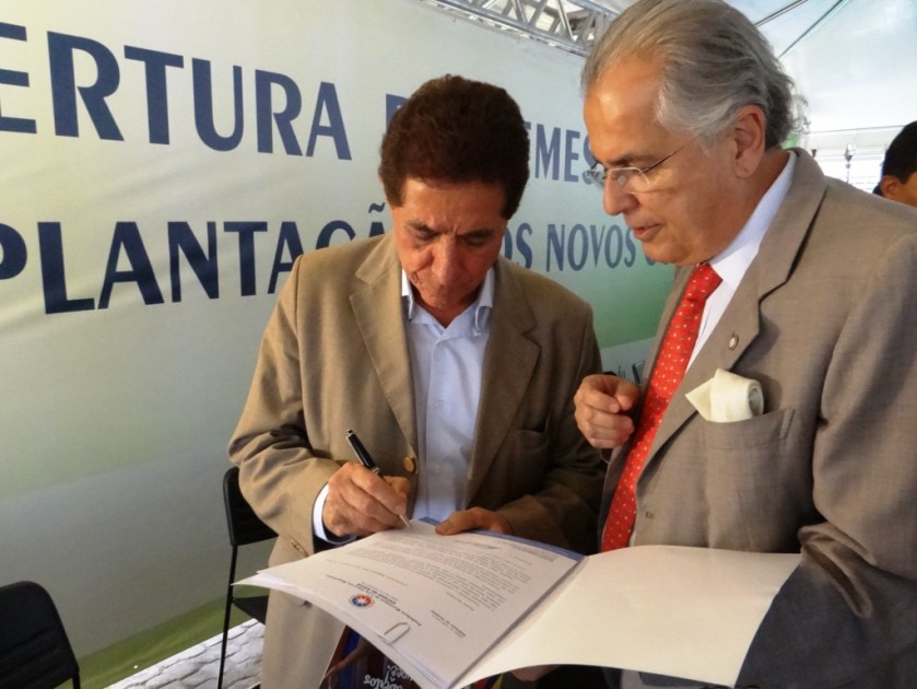 O protocolo do pedido de uma escola pública.