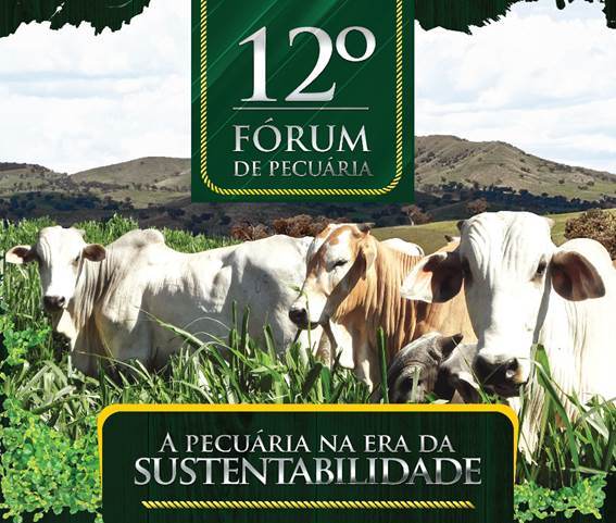12º Fórum de Pecuária_Cartaz de divulgação