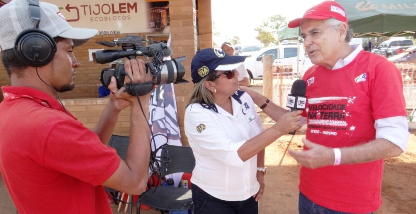 A CBA entrevistou o prefeito e agradeceu o apoio ao evento, que é referência nacional.