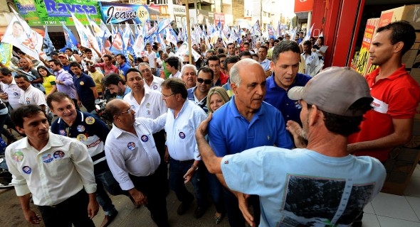 Souto e Geddel em Barreiras