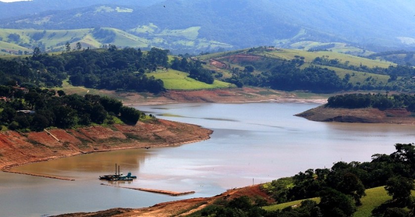 A represa Jaguari em maio deste ano.