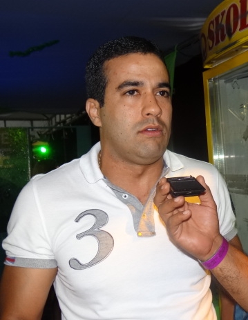 bruno reis no camarote verde