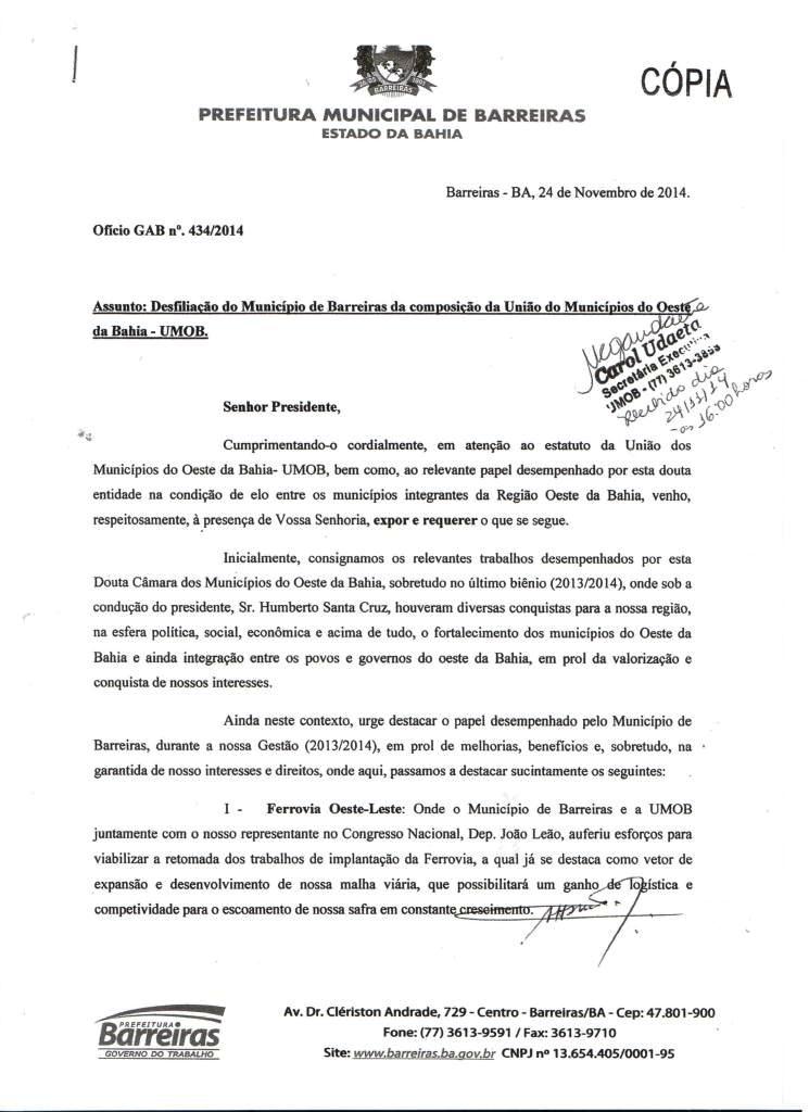 OFÍCIO GAB NR 434-2014 P1